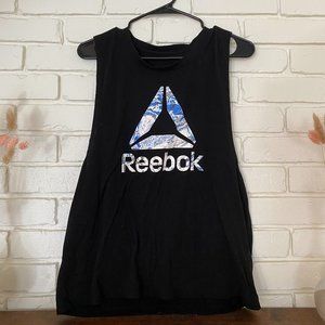 Black Reebok Muscle Tank